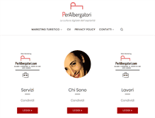 Tablet Screenshot of peralbergatori.com